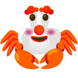 Crab and Clown face