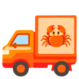 Crab and Delivery truck