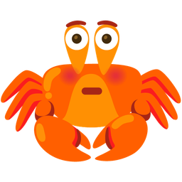 Crab and Flushed face