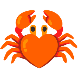 Crab and Heart suit