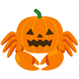 Crab and Jack-o-lantern