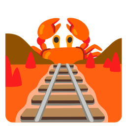 Crab and Locomotive