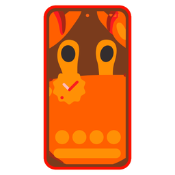 Crab and Mobile phone