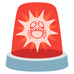 Crab and Police car light