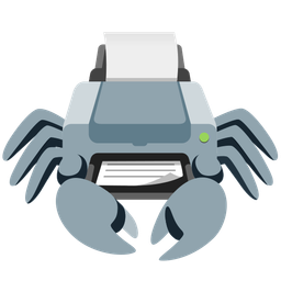 Crab and Printer