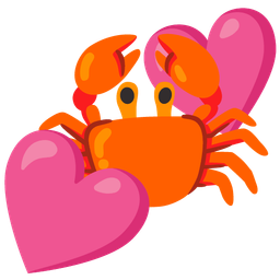 Crab and Two hearts