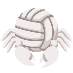 Crab and Volleyball