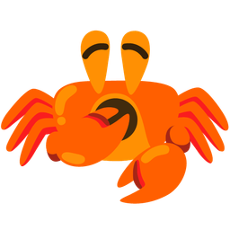 Crab and Yawning face
