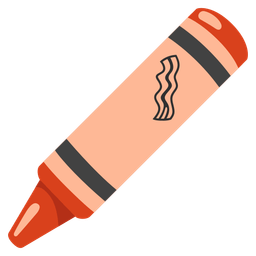 crayon and bacon