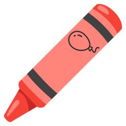 crayon and balloon