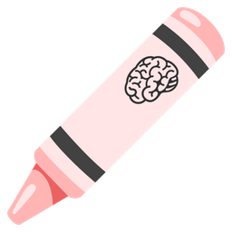 crayon and brain