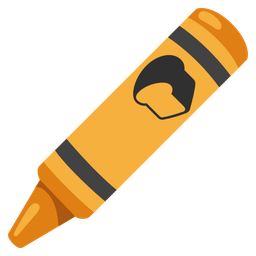 crayon and bread