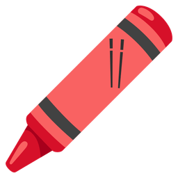 crayon and chopsticks