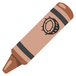 crayon and coconut