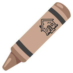 crayon and derelict house