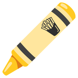 crayon and french fries