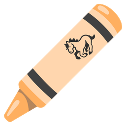 crayon and horse