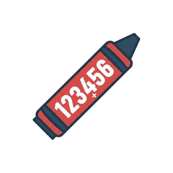 Crayon and Input numbers