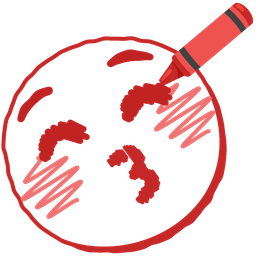 Crayon and Kissing face with closed eyes