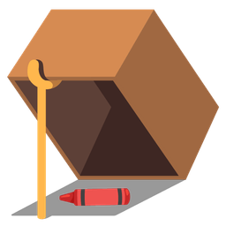 crayon and mouse trap