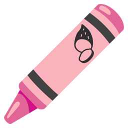 crayon and roasted sweet potato