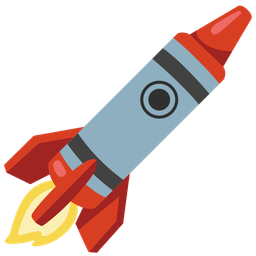 crayon and rocket