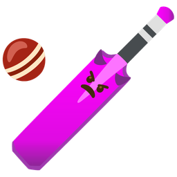 cricket game and angry face with horns