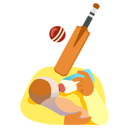 cricket game and baby bottle