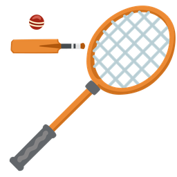 cricket game and badminton