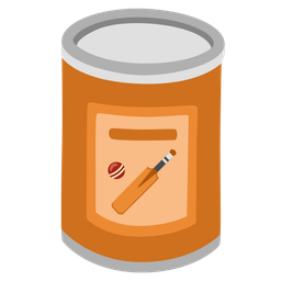 cricket game and canned food