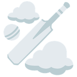 cricket game and cloud