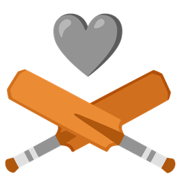 cricket game and grey heart