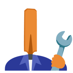 cricket game and hammer and wrench