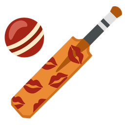 cricket game and kiss mark