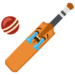 Cricket game and Loudly crying face