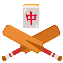 cricket game and mahjong red dragon