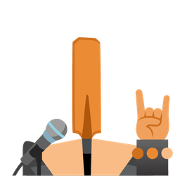 cricket game and microphone