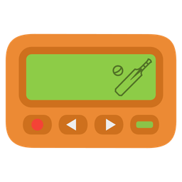 cricket game and pager