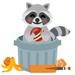 cricket game and raccoon