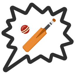 cricket game and right anger bubble