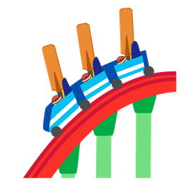 cricket game and roller coaster