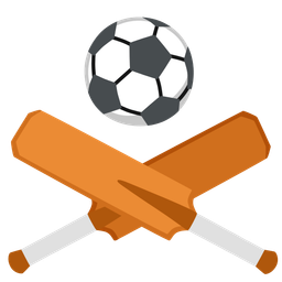 cricket game and soccer ball