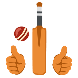 cricket game and thumbs up