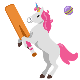 cricket game and unicorn