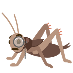 cricket and face with monocle