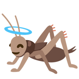 Cricket and Smiling face with halo