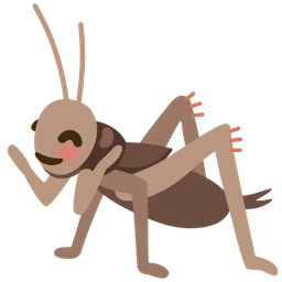 Cricket and Smiling face with open hands