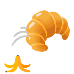 croissant and banana