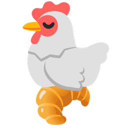 croissant and chicken