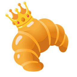 croissant and crown
